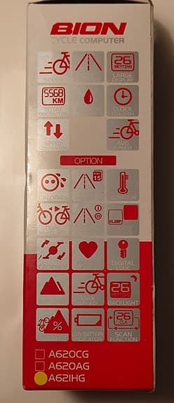 BION cykeldator + pulsbälte – ny i förpackning