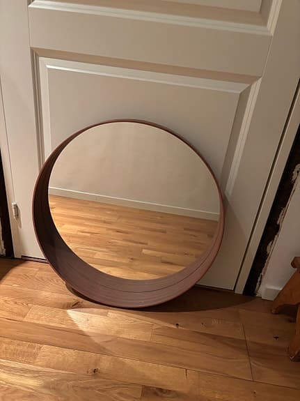 IKEA Stockholm spegel valnötsfanér 60 cm