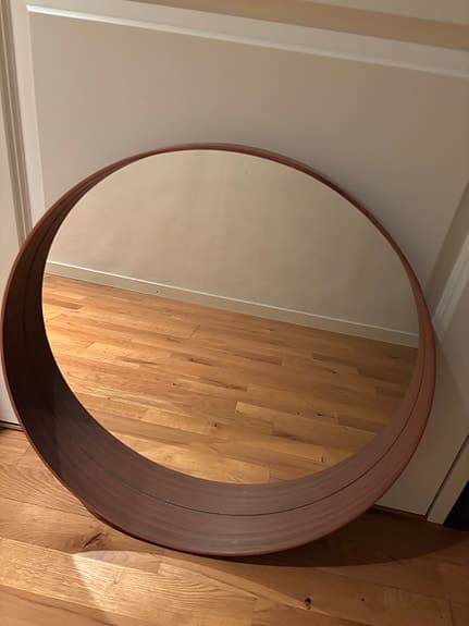 IKEA Stockholm spegel valnötsfanér 60 cm