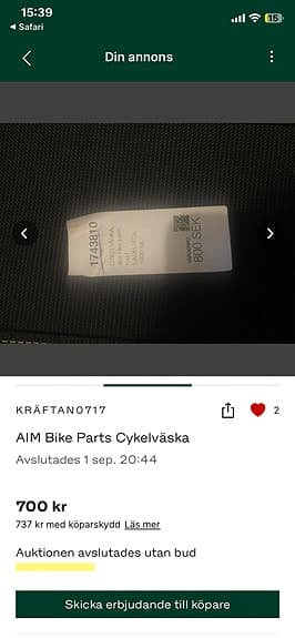 Cykelväska Bike Parts