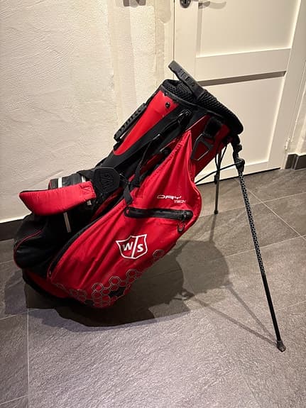 Wilson Staff Carry Golfbag Röd Svart