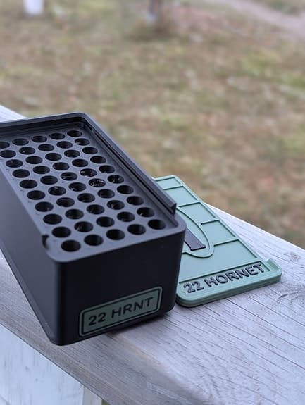 .22 Hornet - ammunitionslåda 50 skott