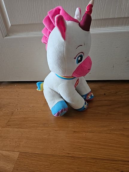 Enhörning Musikalisk leksak höjd 34 cm
