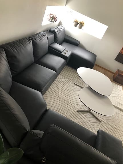 Hörnsoffa / Rak soffa - med divan (byggbar)