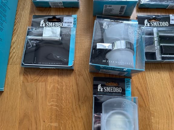Smedbo Air Badrumsset Rostfritt Stål