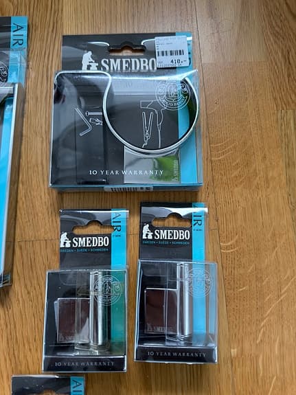 Smedbo Air Badrumsset Rostfritt Stål