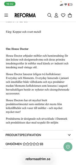 House Doctor spegel