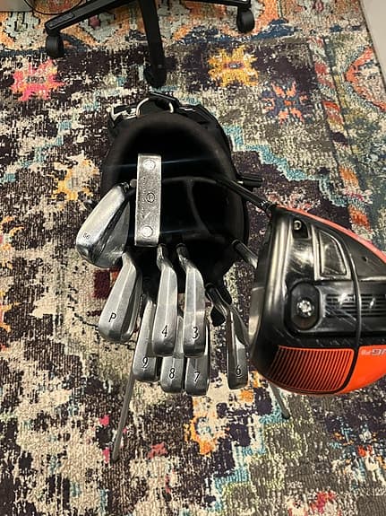 Järnset, driver, putter, wedge, bag, golfpaket hobby / nybörjare