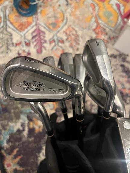 Järnset, driver, putter, wedge, bag, golfpaket hobby / nybörjare