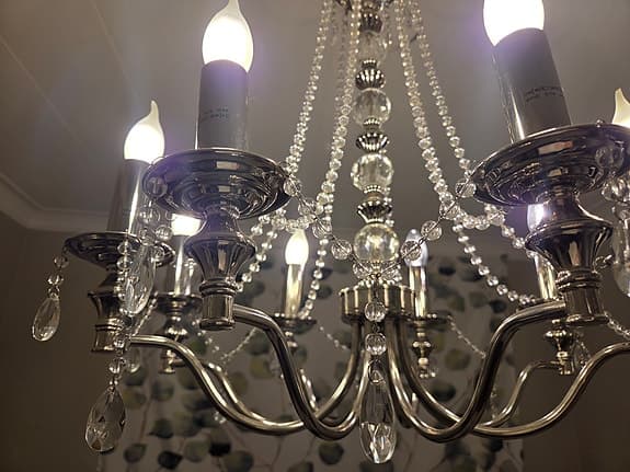 2 st exklusiva kristallkronor 8 armad och 5 armad