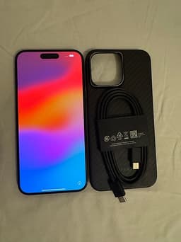 iPhone 15 Pro max 256 GB svart titanium