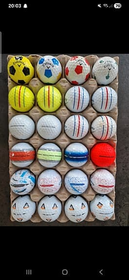 24st exklusiva golfbollar