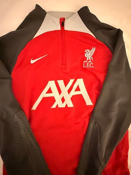 Nike Liverpool Fotbollströja Herr Storlek S Röd och Svart