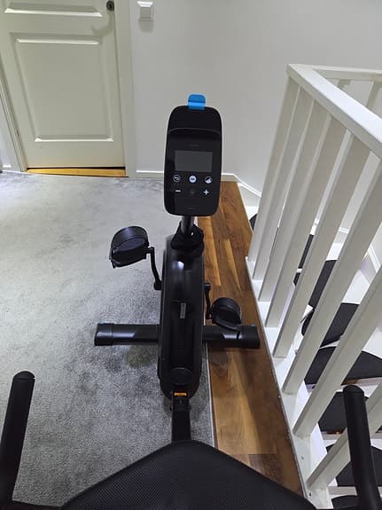 Motionscykel med sittdel