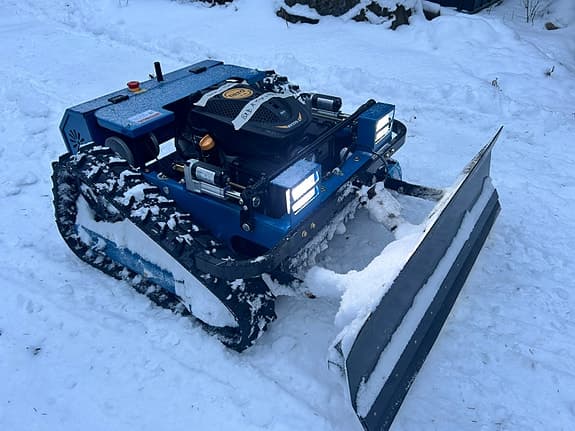 Gräsklippare med snöblad