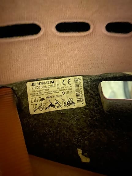 Btwin Cykelhjälm Rosa Storlek S