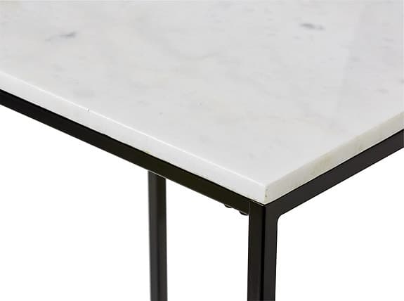 Mio Novali Sängbord i vit äkta marmor - nyskick!