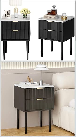 Sängbord  svart