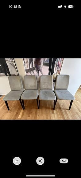 BoConcept matgrupp – bord + 8 Stolar
