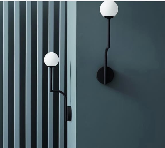 Pholc Mobil 46 vägglampa ( 2st ) – design Monika Mulder (svart)