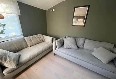 Sits lux soffa från Folkhemnet Linne i mycket fint skick .