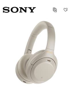 Sony WH-1000XM4 trådlösa hörlurar beige