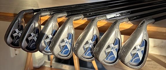 HÖGER! Callaway X-18 Järnklubbor 4-P Regular Flex