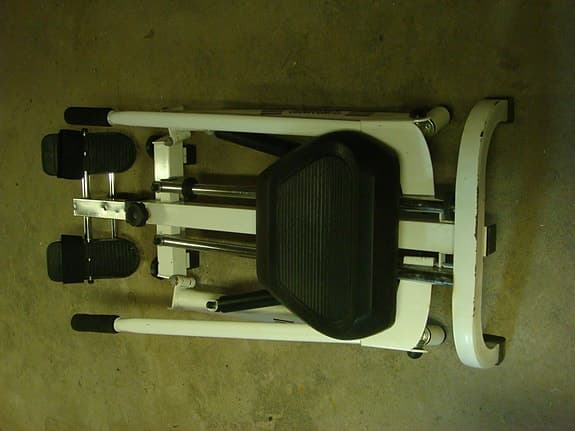 Roddmaskin träningsmaskin svart och vit