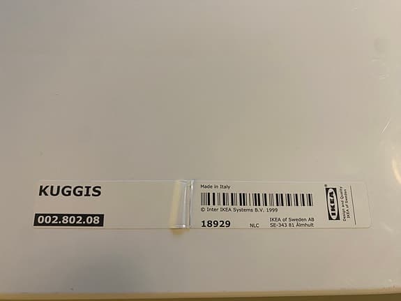 2 x IKEA Kuggis lådinsats 8 fack