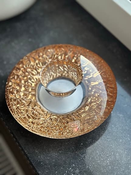 Orrefors Diskus Ljustake