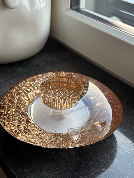 Orrefors Diskus Ljustake