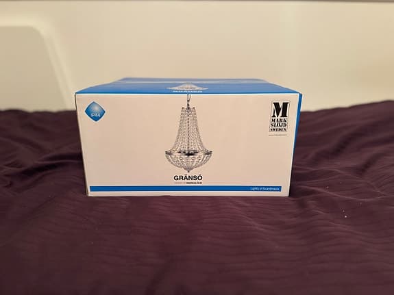 Ny kristallkrona Markslöjd Gränsö – IP44