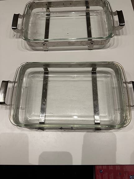 PYREX ugnsformar med ställning