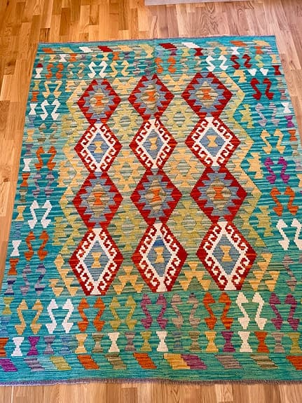 &Tradition Matta med geometriskt mönster