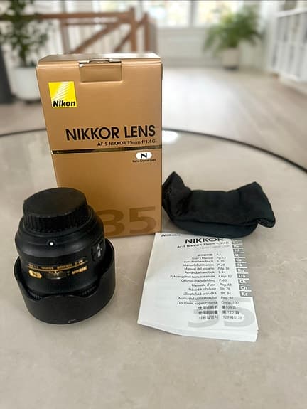 Nikon AF-S Nikkor 35mm f/1.4G objektiv