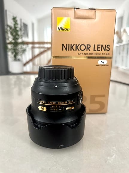 Nikon AF-S Nikkor 35mm f/1.4G objektiv