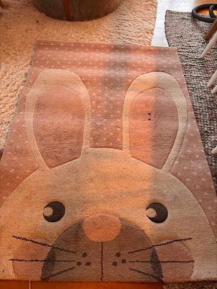 London Rabbit Matta 120*170 Rosa