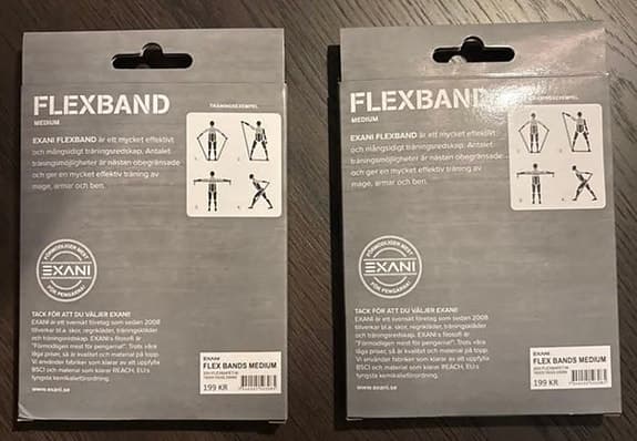 Flexband , träningsband nya