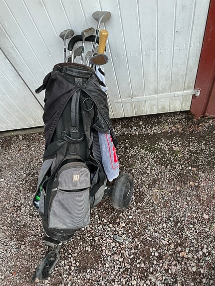 Wilson golfbag med klubbor