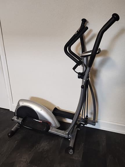 Masterfit Crosstrainer träningsmaskin svart och grå