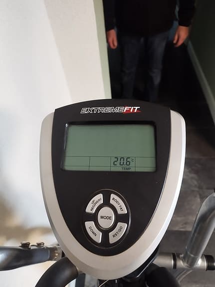 Masterfit Crosstrainer träningsmaskin svart och grå