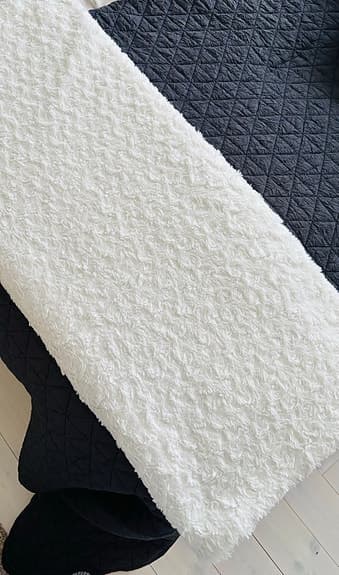 Hemtex pläd vit