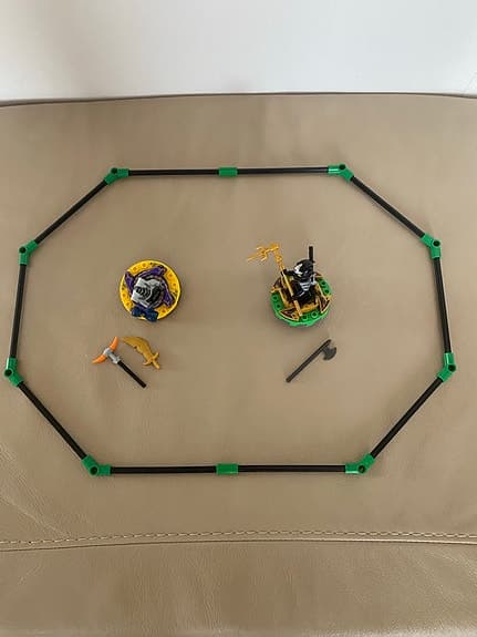 LEGO NINJAGO Cole ZX vs Rattla