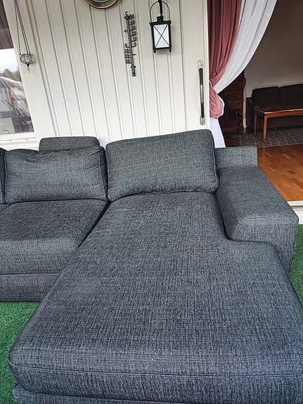 Grå divansoffa i fint skick