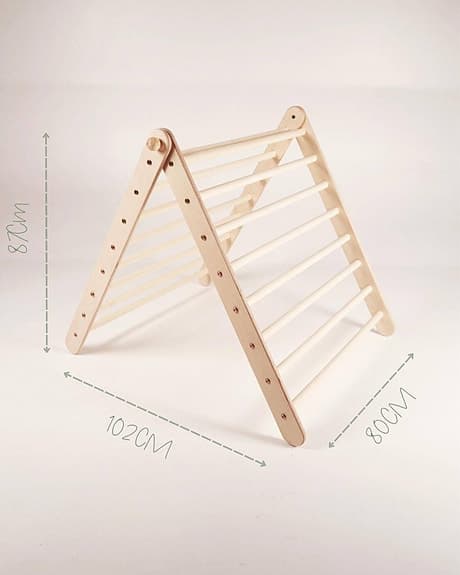 Stor klätterstege 87 cm & rutschkana 140 cm – Lek & motorik