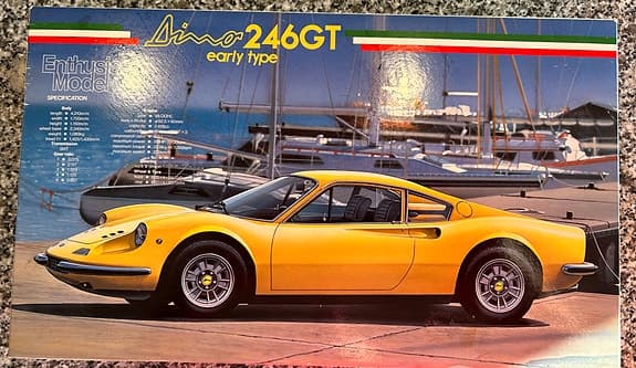 Byggsats 1/24 Fujimi Dino 246GT byggsats ny rare