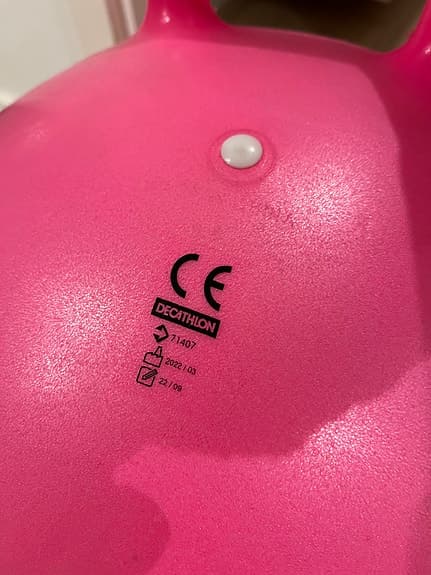 Decathlon Hopphäst boll rosa 45 cm