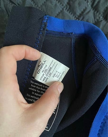 O'Neill Våtdräkt Barn 3-5 år Blå Neopren Simning