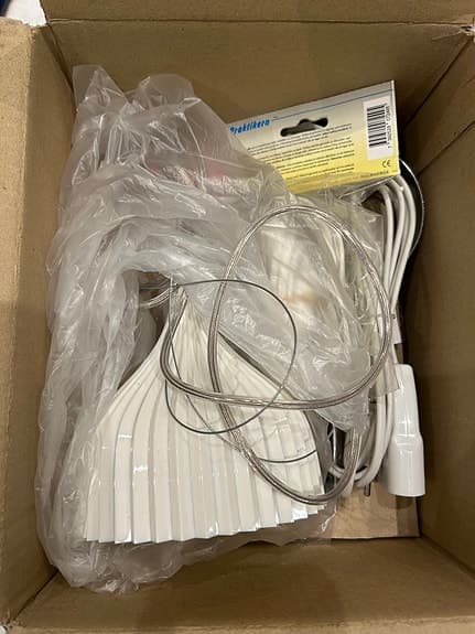 2 st Kartell lampa designad av Ferruccio Laviani offwhite