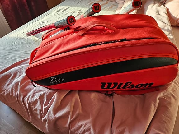 Wilson Clash V2 Pro Tennisracketar med väska röd